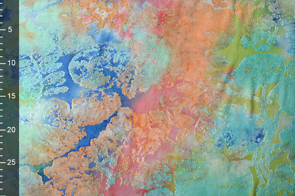 Viscose Jersey Tie Dye Burni Rainbow