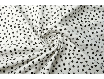 100% Washed Cotton Dipinto Jikke Little Dot