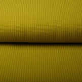 Baby Jersey Waffle Pique Fabric Mustard Green