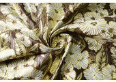 Brocade Djuna  Brown Gold