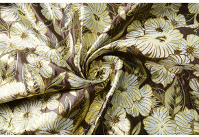 Brokat Djuna  Braun Gold