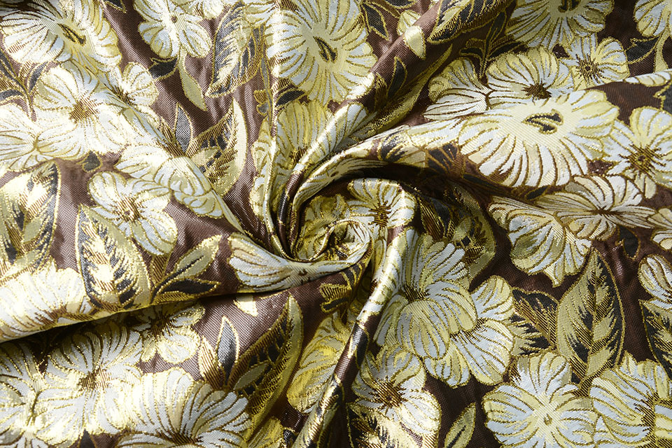 Brocade Djuna Brown Gold