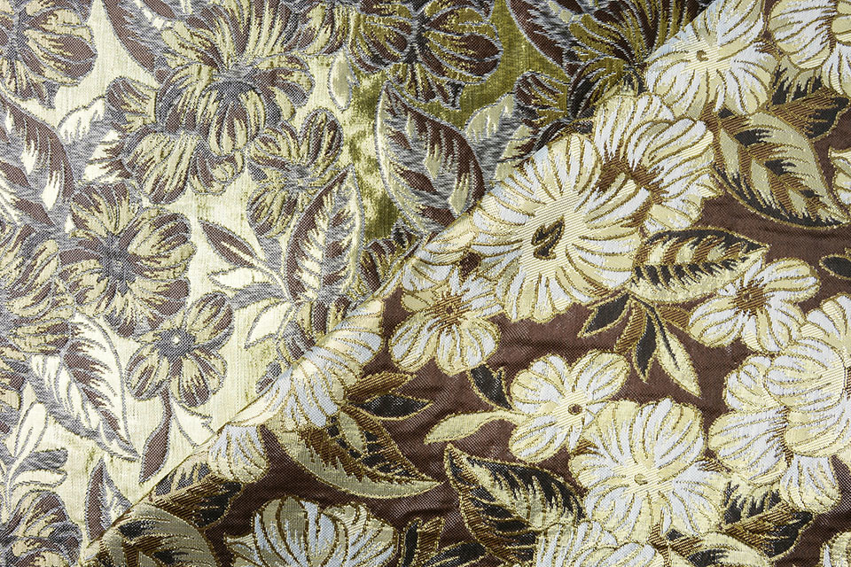 Brocade Djuna Brown Gold