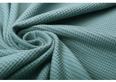 Baby Jersey Waffle Pique Fabric Dark Old Green