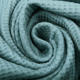 Baby Jersey Waffle Pique Fabric Dark Old Green