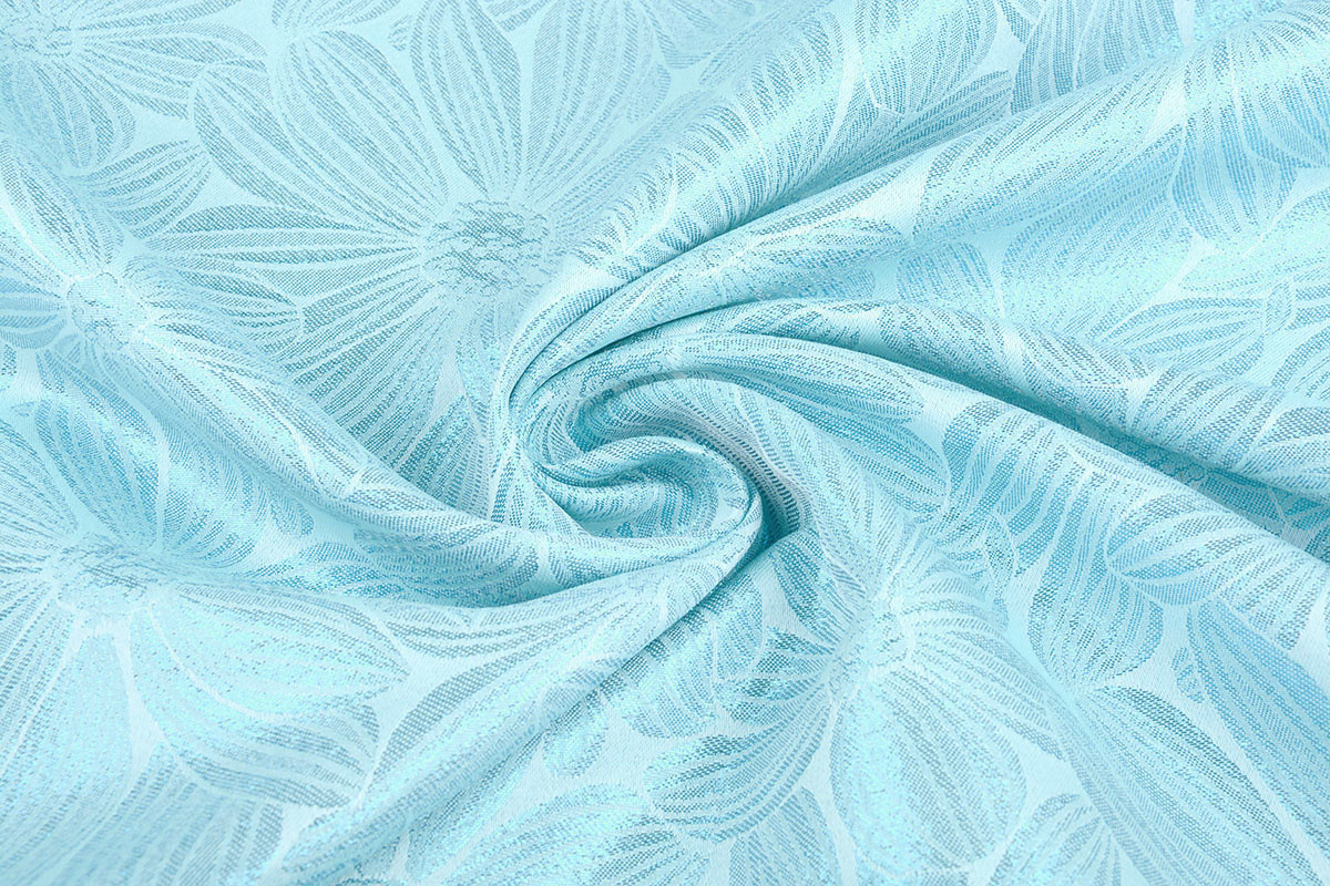 Brocade Flower Light Aqua