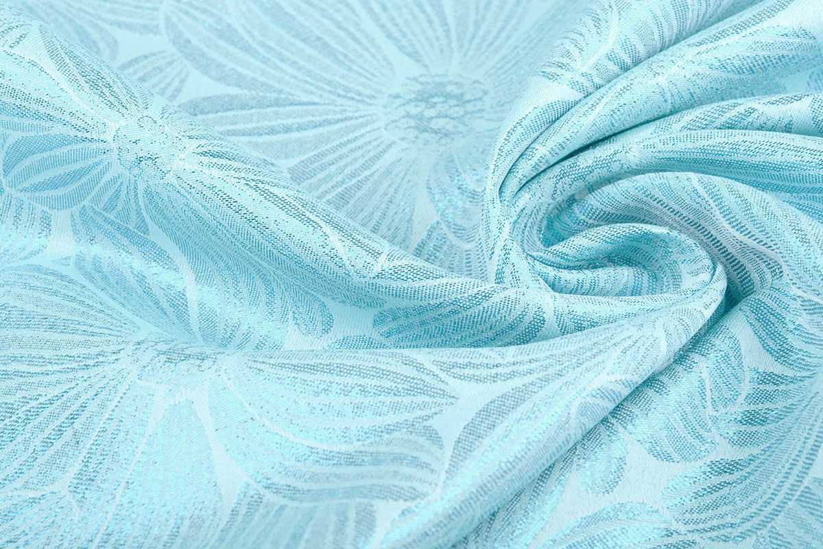 Brocade Flower Light Aqua