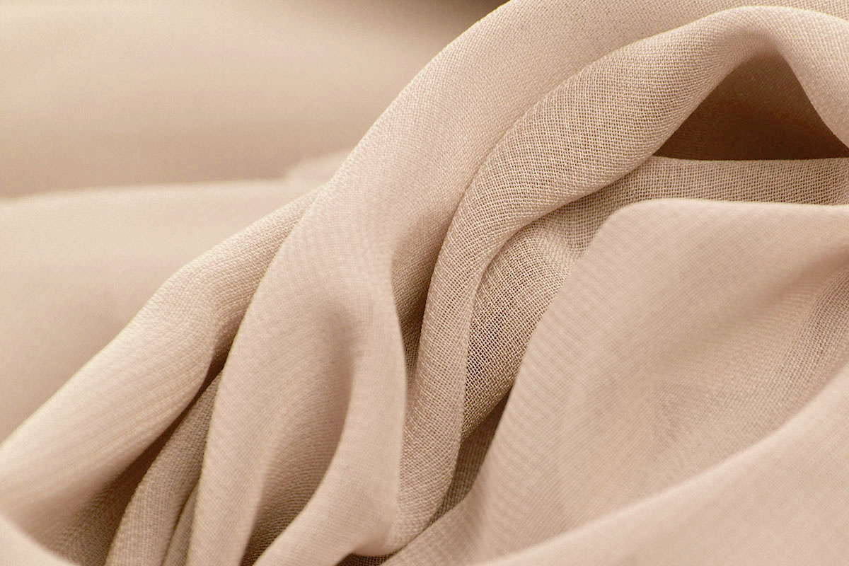 Champagne sale chiffon fabric