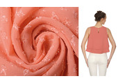 Jacquard Chiffon Nora Coral