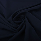 Crepe Stretch Marine Blau