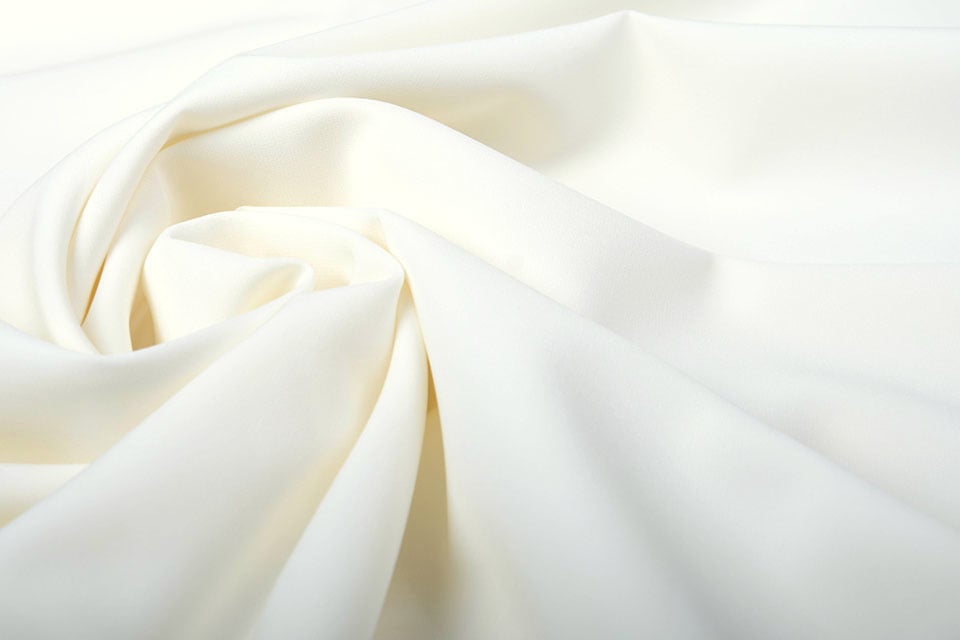 Crepe Stretch Off White - YES Fabrics