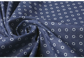 Bedruckte Jeans Dex Dunkelblau