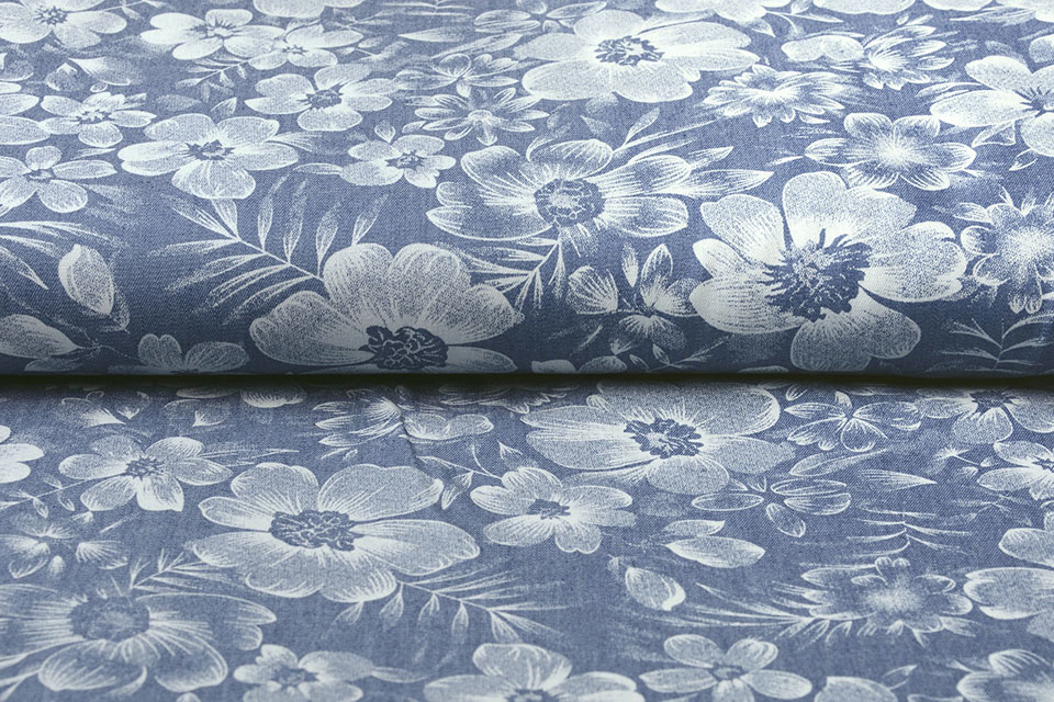 Printed Jeans Cleo Light Blue