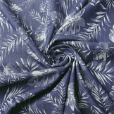 Bedrukte Jeans  Macy Donker Blauw