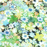 Chiffon Printed Lovely Flowers Multi