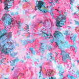 Chiffon Printed Rosa Romina Pink
