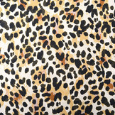 Viscose Linnen Panterprint Creme