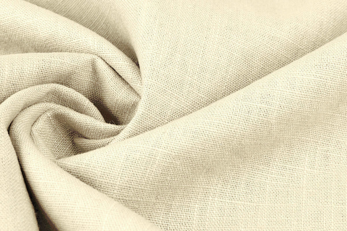 Washed Linen Light Beige - YES Fabrics