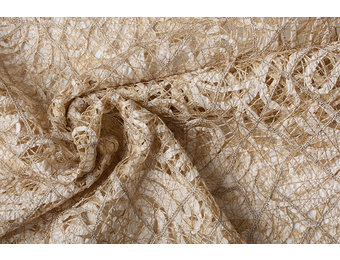 Lurex Spitze Juliette Champagne