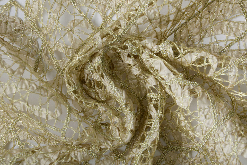 Lurex Kant Juliette Goud