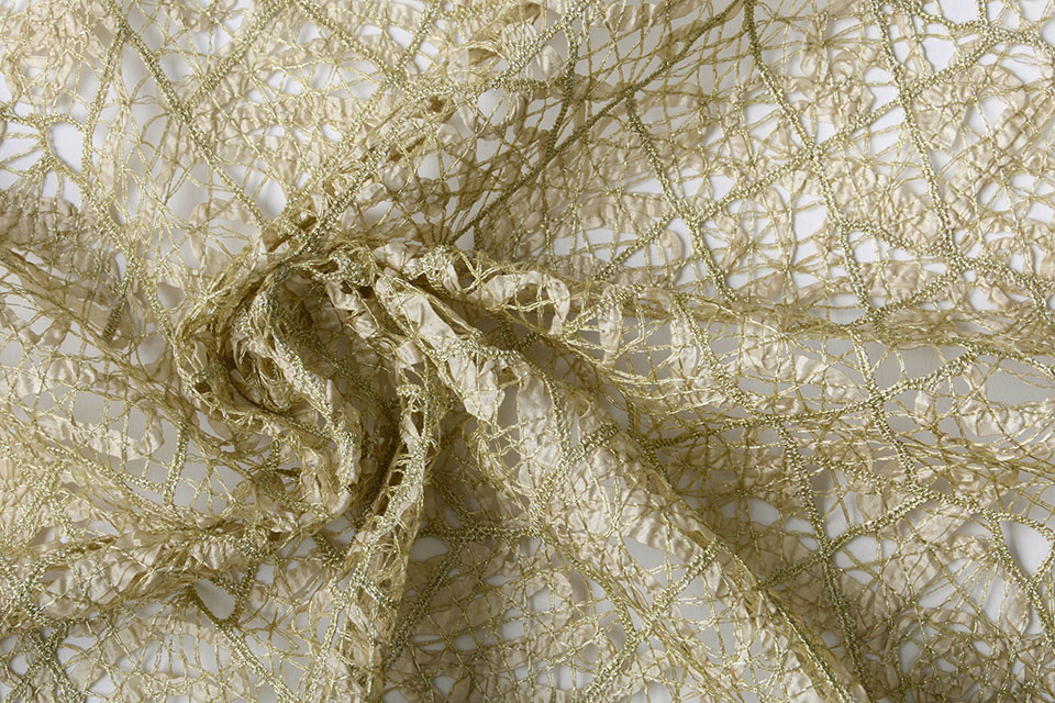 Lurex Kant Juliette Goud