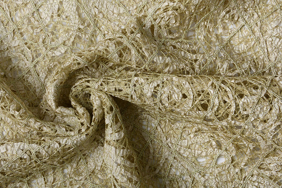 Lurex Kant Juliette Goud