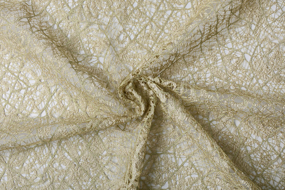 Lurex Spitze Juliette Gold