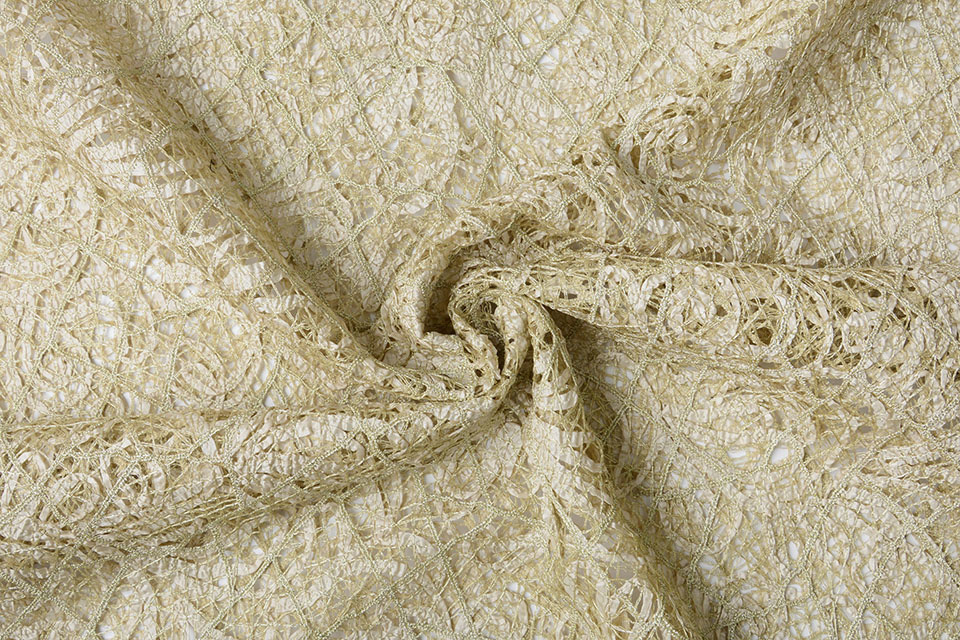 Lurex Kant Juliette Goud