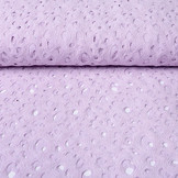 Embroidery Cotton Viscose Elise Lila