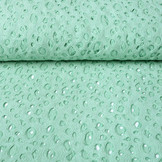Broderie Katoen Viscose Elise Mint Groen