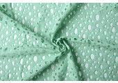 Embroidery Cotton Viscose Elise Mint Green