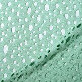 Broderie Katoen Viscose Elise Mint Groen