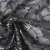 Mesh Sequins Carmen Grey