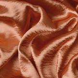 Crinkle Krepp-Satin Orange Brique