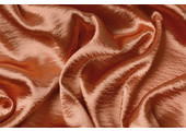 Crinkle  Crêpe Satin Orange Brique