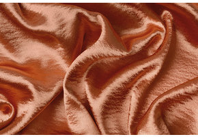 Crinkle  Krepp-Satin Orange Brique