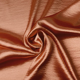 Crinkle  Crêpe Satin Orange Brique