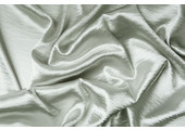 Crinkle  Crêpe Satin Silver