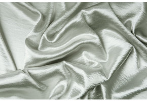 Crinkle  Krepp-Satin Silber