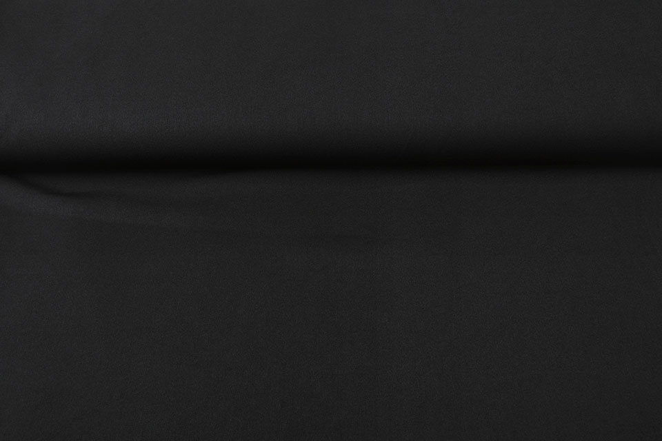 Crêpe Gabardine Zwart