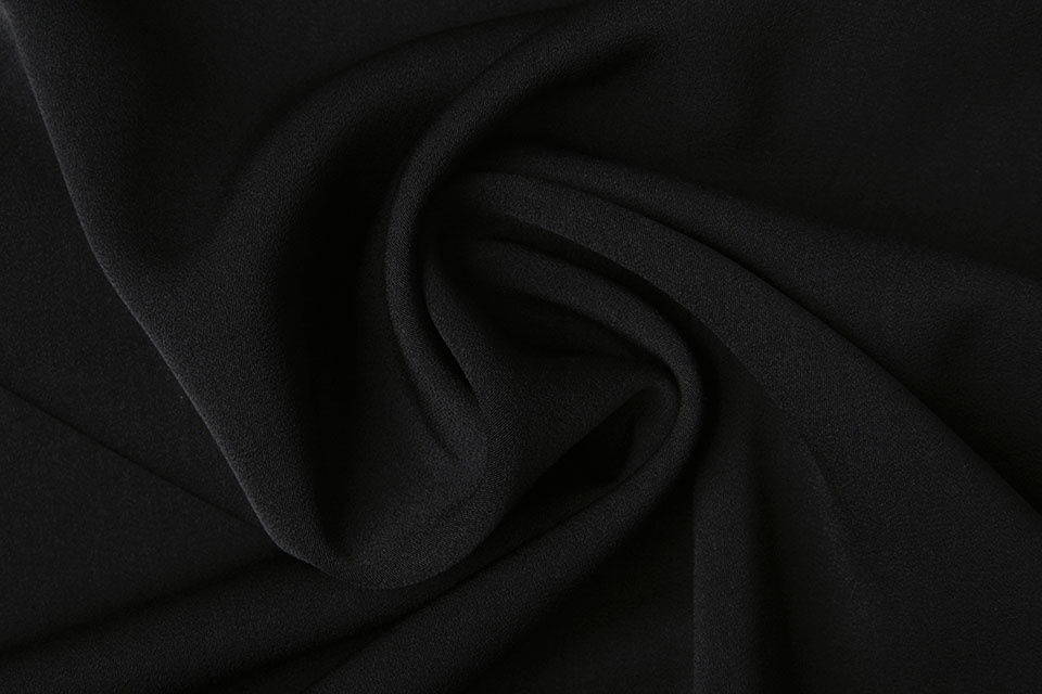 Crêpe Gabardine Zwart