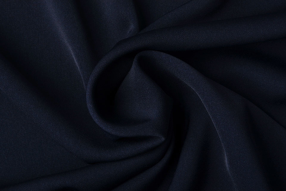 Crêpe Gabardine Navy Blue