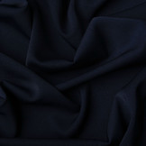 Crêpe Gabardine Marine Blauw
