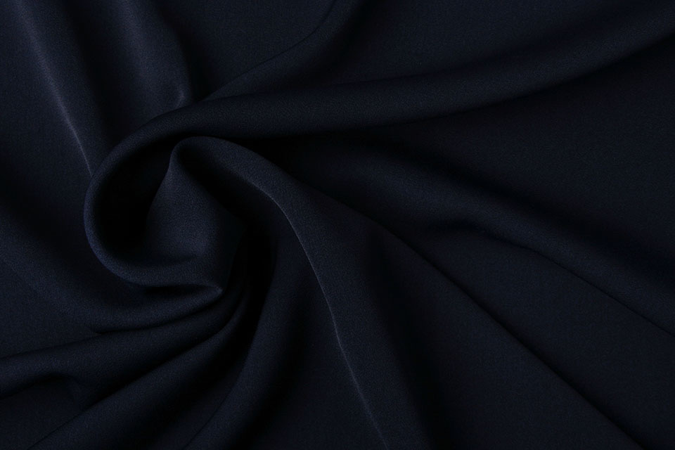 Crêpe Gabardine Navy Blue