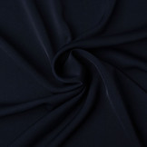 Krepp Gabardine Marineblau