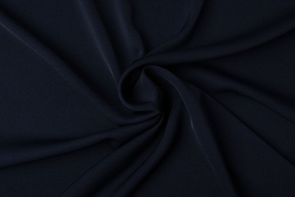 Crêpe Gabardine Navy Blue