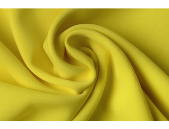 Krepp Gabardine Fluorgelb