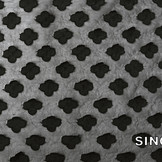 Genähter Chiffon Charlize Schwarz