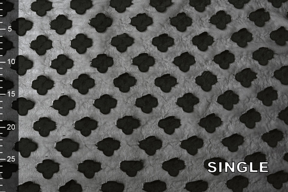 Stitched Chiffon Charlize Black