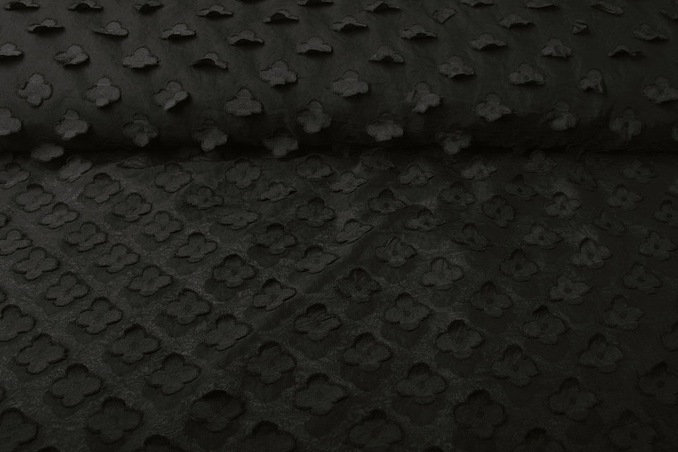 Genähter Chiffon Charlize Schwarz